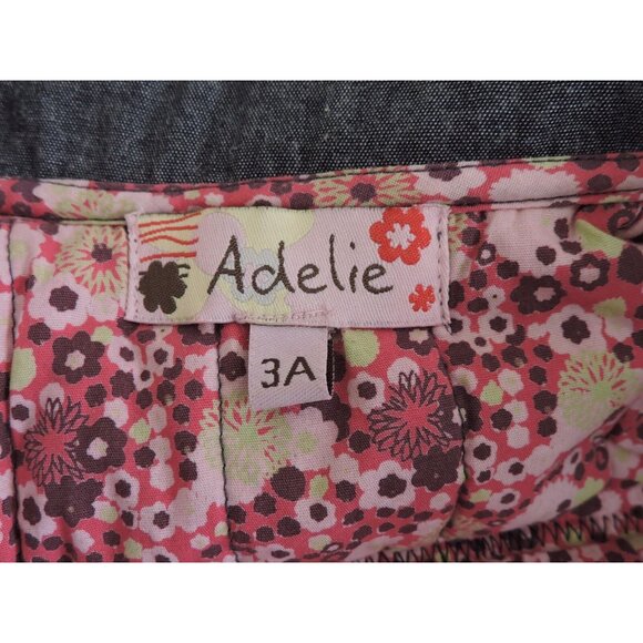 Adelie Quilted Denim Jacket French Designer Boutique Top Toddler 3T Outerwear - Picture 7 of 8